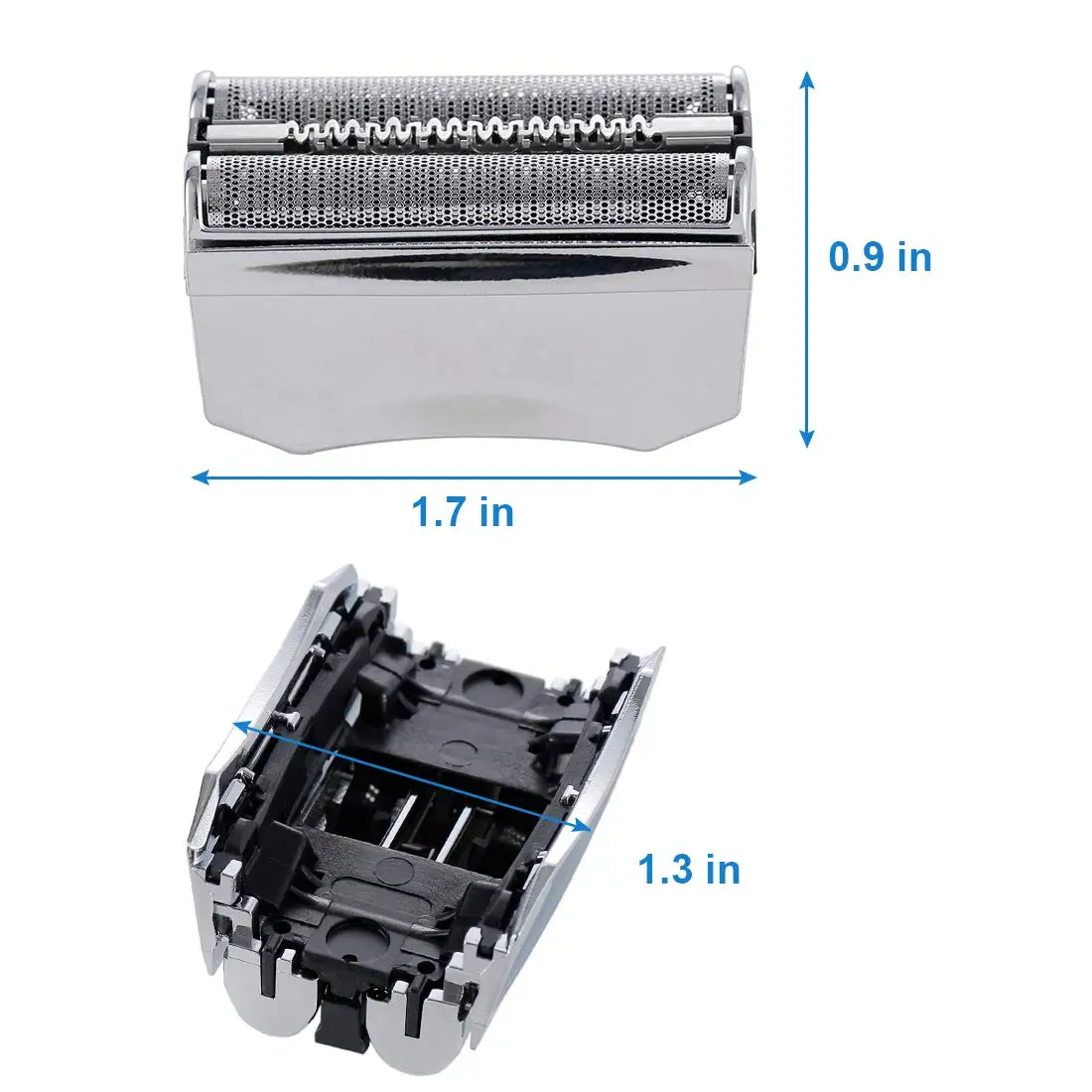 Pieza de repuesto para afeitadora Braun Series 7 70S, Cartucho de papel de aluminio, cabezal de casete