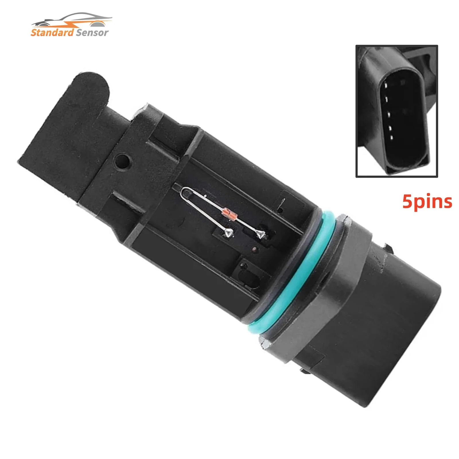 

5pins F00C2G2029 Mass Air Flow Meter MAF Sensor For BMW 3 series E46 E36 E39 E38 E53 Z3 Z8 2002-2005 1596 ccm 1895 ccm 1951 ccm