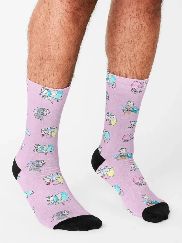 Possum Prinzessin Muster Socken Designer Wanders ocken Frauen Männer