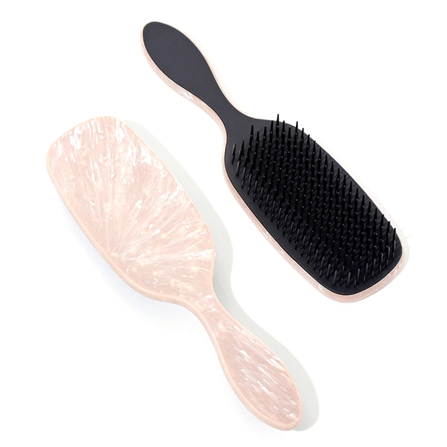 Anti Knot Air Cushion Comb For Women Fashionable Marble Pattern Design Massage Comb Girls Household Hairdressing Accessories