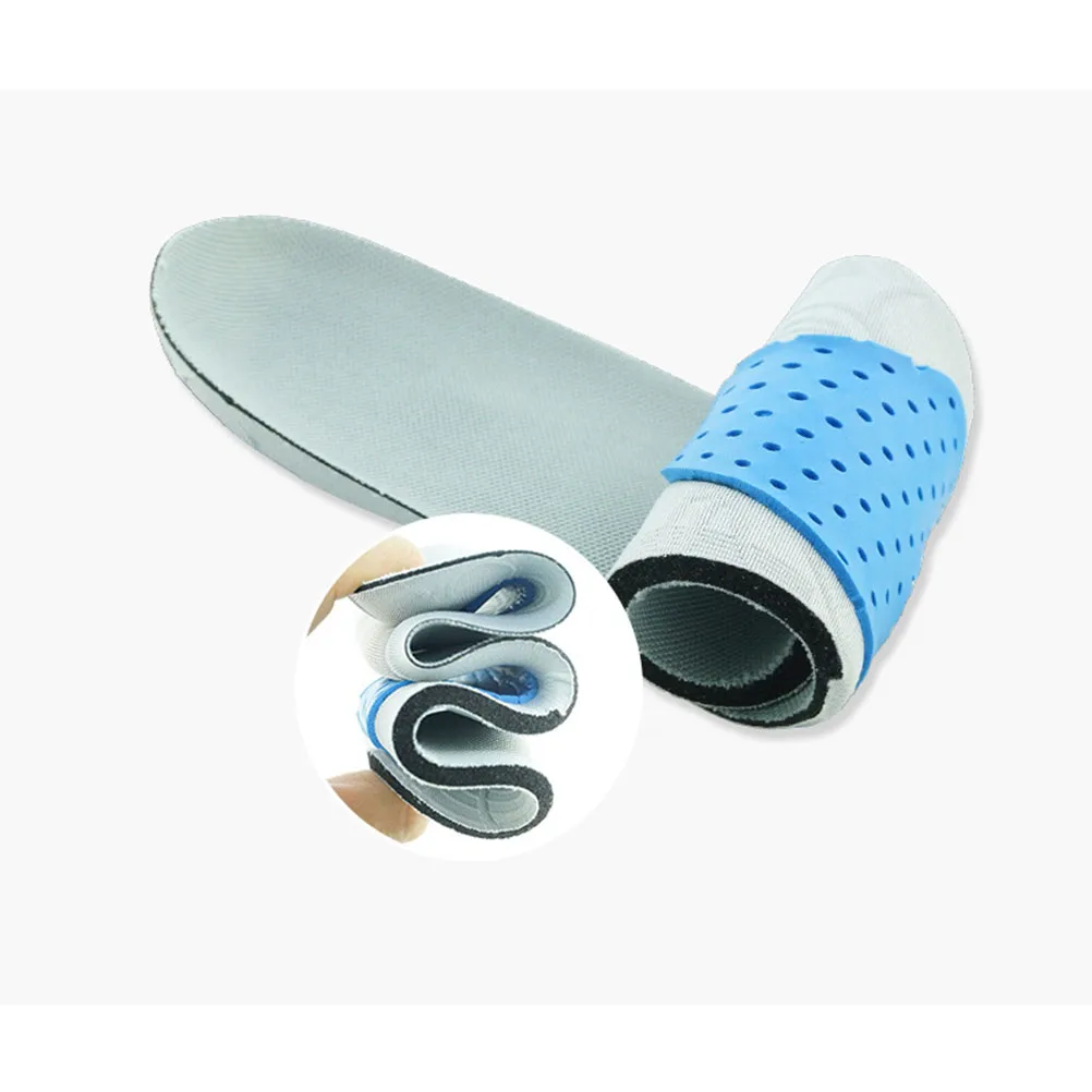 

Heel Protector Sports Insole Foot Care Insoles High Elasticity Grey Shoe Cushions Travel Pads