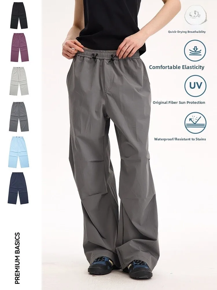 

Lightweight Waterproof Qui Dry Hiking Casual Loose Workwear Trousers ex Outdoor king Mountain Climbing Pants