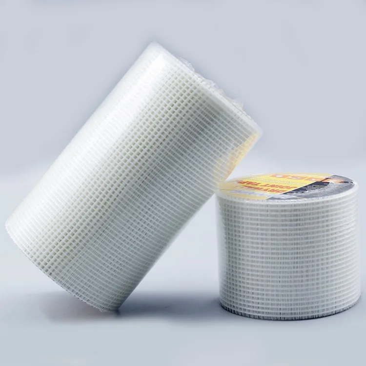 Fiberglass Mesh Tape Self Adhesive Drywall Joint Tape Wall Crack Repair Tape Plasterboard Seam Reinforcement Anti-cracking Fiber