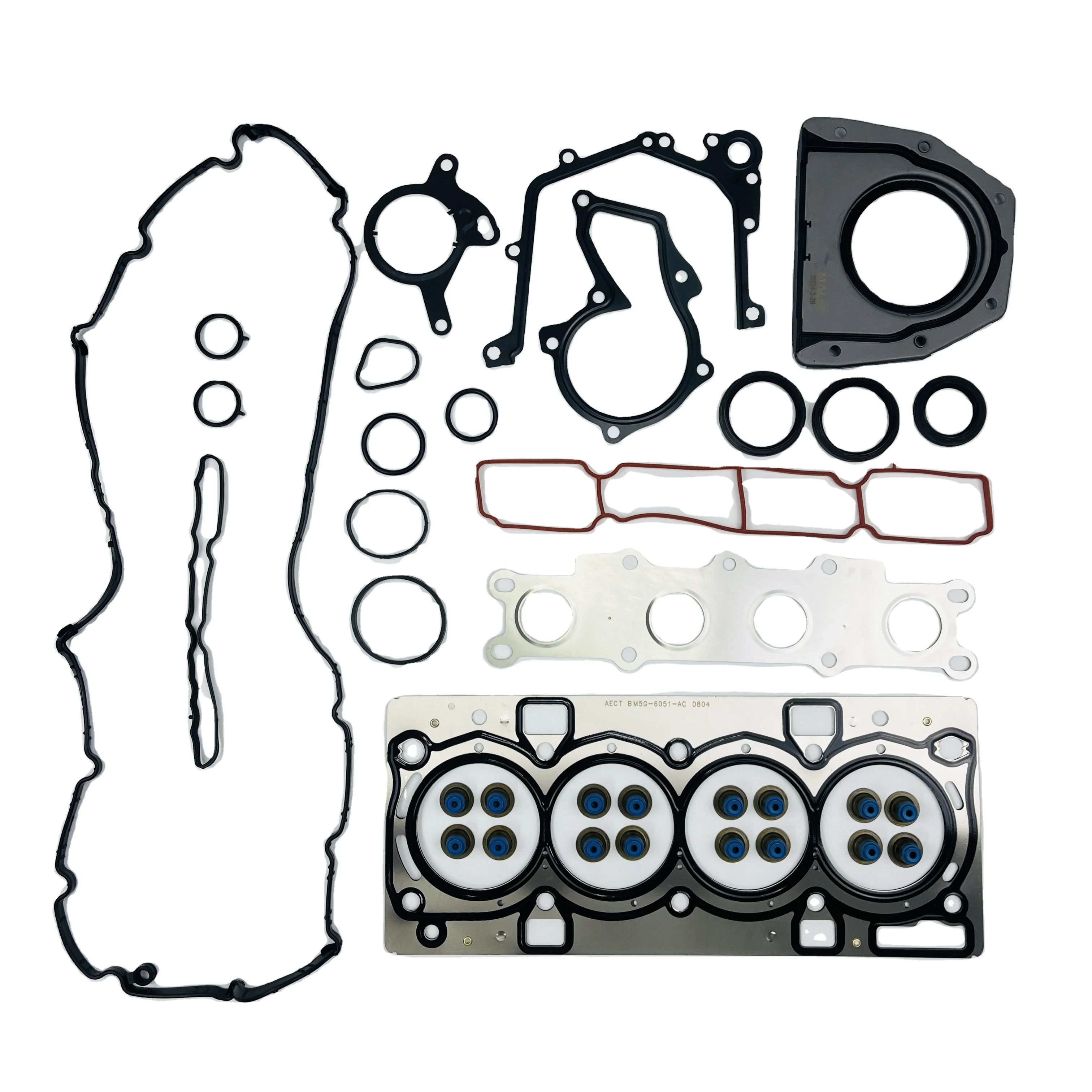 BM5G6053AB BM5G-6013-AA Full Gasket For Ford Escape Yihu 1.6T Overhaul Full Set Fit For Ford 13-14 Year Engine Sealing Gasket