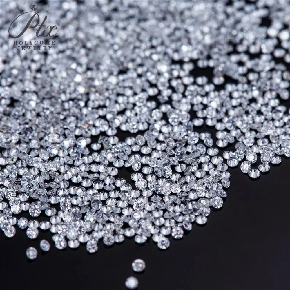 الجملة مختبر نمت HPHT الماس 2/5/10/20/30 قطعة 0.9-3 مللي متر المشاجرة أحجار مستديرة للمجوهرات Crafts بها بنفسك الحرف اكسسوارات #5