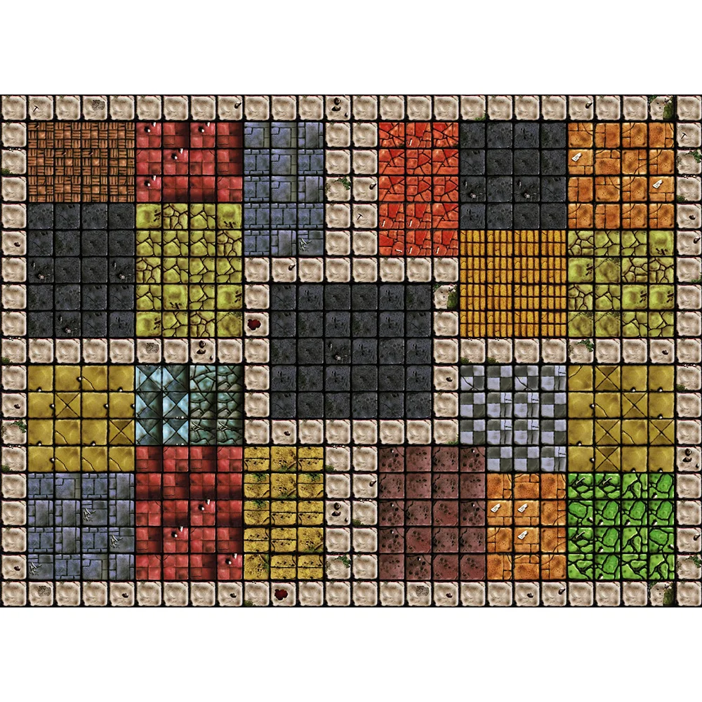 

Игровой коврик HeroQuest с прошитыми краями на заказ, большой коврик для мыши с запертыми краями, из натурального каучука, коврик для настольных игр, 815x650 мм см