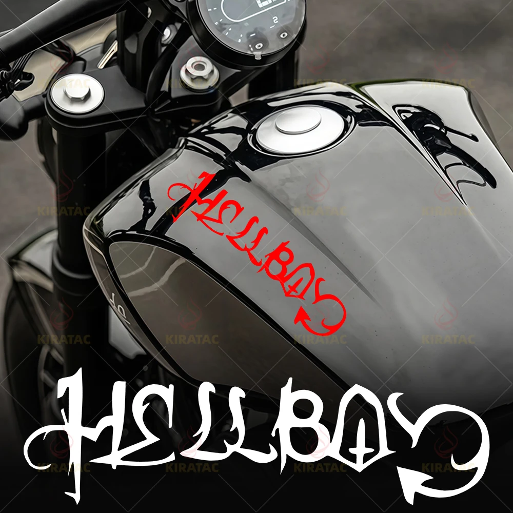 

1PC He*l Boy Motocycle Helmet Stickers Waterproof for DIY Fairing Fuel Tank Tailbox Scooter Decor Self-adhesive Vinyl Decals