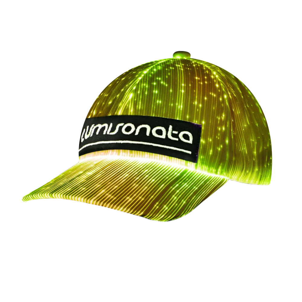 LUMISONATA Glowing Baseball Cap Women Men Snapback Caps LED Fiber Optic Luminous Hat for Party Music Festival Hip Hop Hats