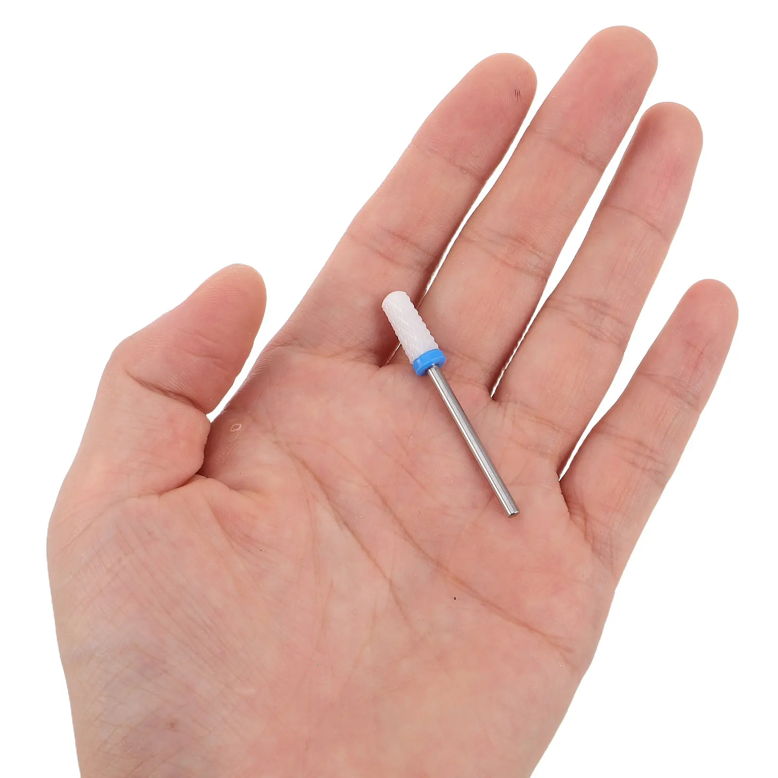 

10Pcs Ceramic Nail Drill Bits Round Head Manicure Machine Accessories Nail Art Tools for Shaping Buffing Dip Powder Removal