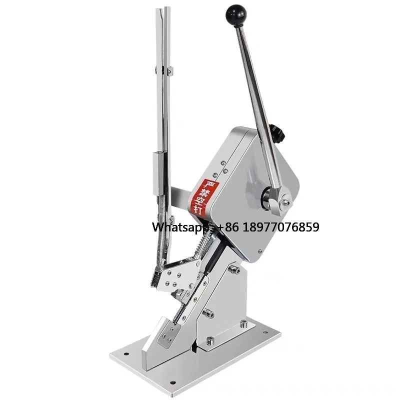 2026 Hot Sale Semi-Automatic Food/Fruit/Vegetables Plastic Bag Neck Binding & Sealing Machine Aluminum Nail Tools Cartons Packa