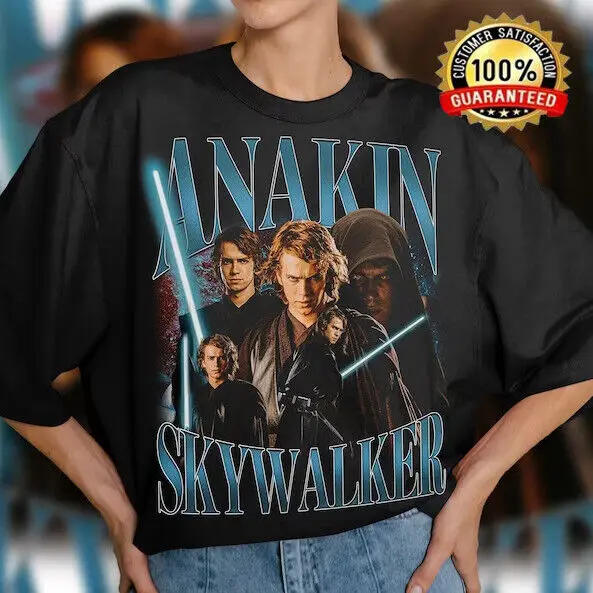 Anakin Skywalker Graphic T-Shirt, Anakin Skywalker Retro 90'S Fans T-Shirt JK168