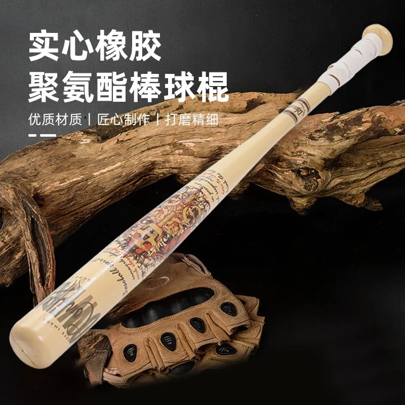 Thickened Solid PU Baseball Bat Creative Suicide Squad Baseball Bat Polyurethane Self-Defense Prop