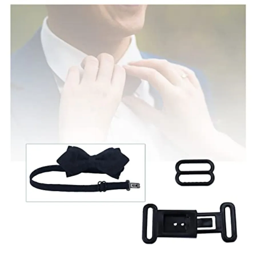 คลิปหนีบเนคไท 100 ชิ้น สำหรับทำสายรัดเสื้อกล้าม สายรัดเสื้อผ้า หัวเข็มขัดแบบกด ตัวล็อคแบบตะขอ อุปกรณ์เสริมแฟชั่นอเนกประสงค์สำหรับงาน DIY