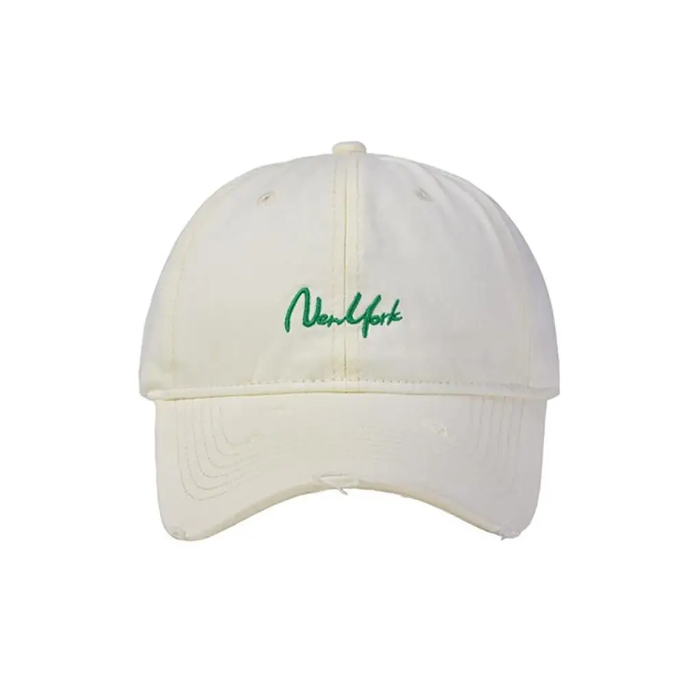 Berretto da baseball casual con lettera New York Protezione UV traspirante Visiera sportiva Cappelli da sole Hip Hop regolabili Uomo Donna