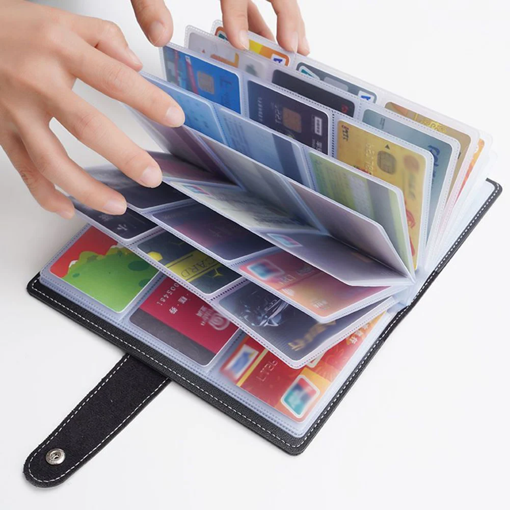 

Anti-magnetic Stylish Card Holder Multi-Function High Capacity Card Box For Credit Card Storaging