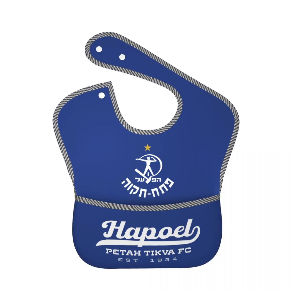 

Hapoel Petah Tikva Baby Bibs for Baby Boy or Girl, Adjustable Bib Baby and Toddler Bib for Eating, Waterproof Fabric