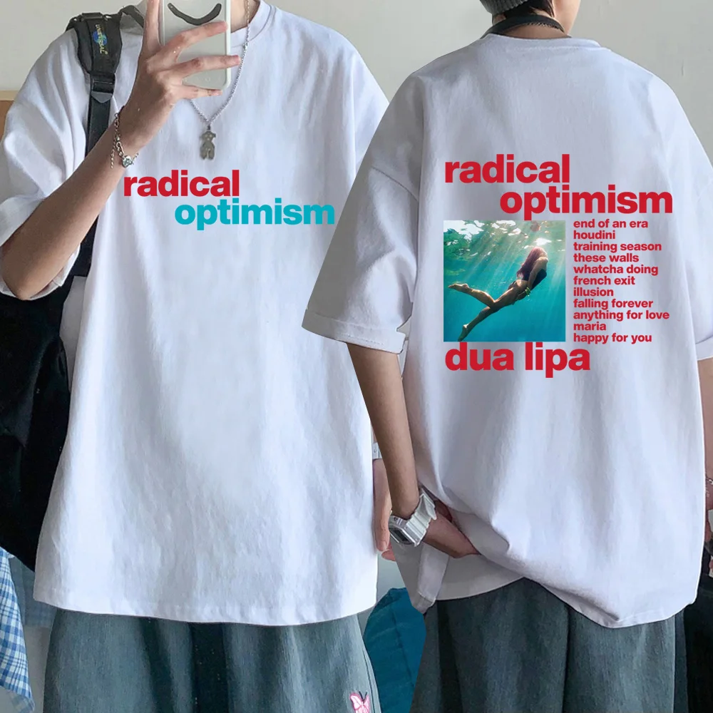 Dua Radical enality 2024 t-shirt Lipa Harajuku Hip Hop o-collo camicie a maniche corte