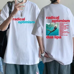 Dua Radical Optimism 2024 T-Shirts Lipa Harajuku Hip Hop O-Neck Short Sleeve Shirts