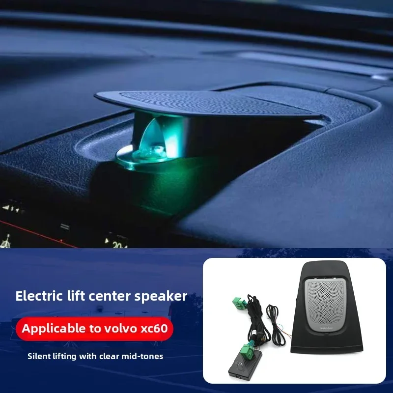 

Центральный твитер на приборной панели для Volvo XC60, профессиональное качество, аудиоподъемные динамики, звуковой сигнал, крышка Luminou, громкоговоритель