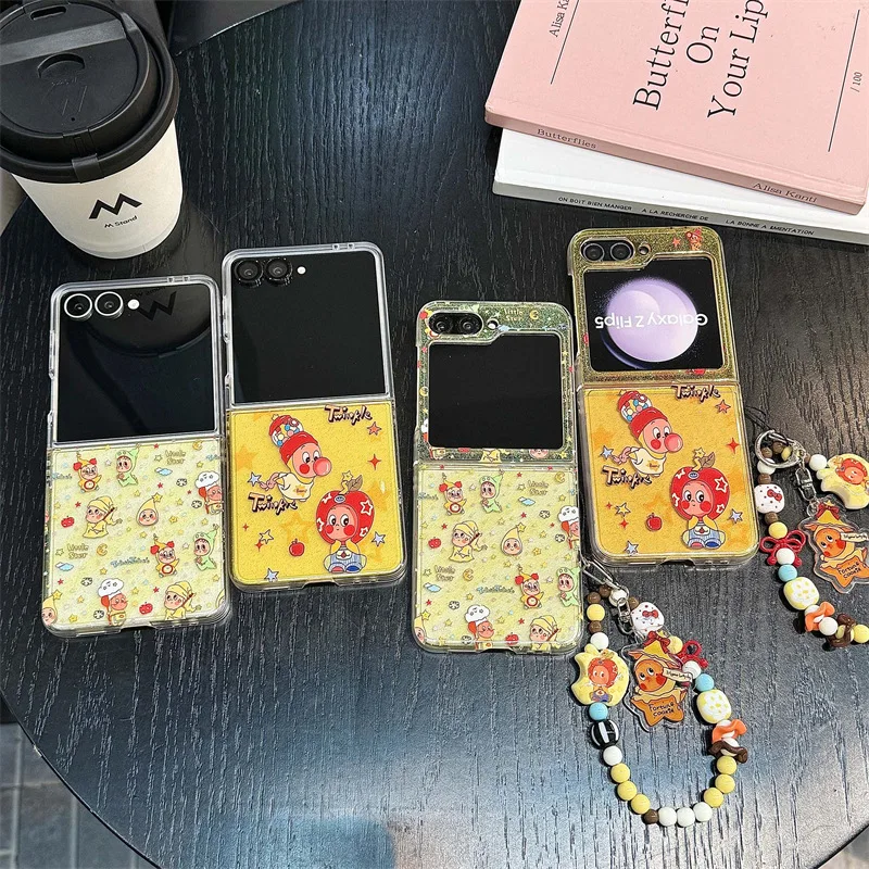 

Creative Cute Star Boy for Samsung Galaxy Z Flip 7 6 5 4 Protective Back Cover for ZFlip5 ZFlip6 ZFlip7 Case Shell