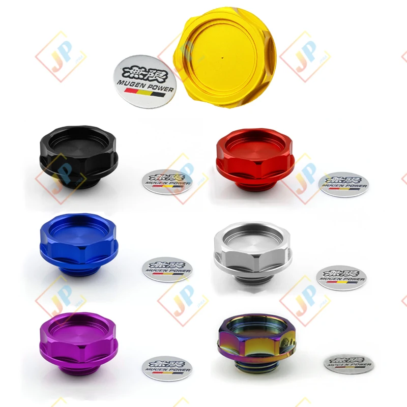 JDM modified Universal MUGEN car engine caps for racing fuel tank fillers