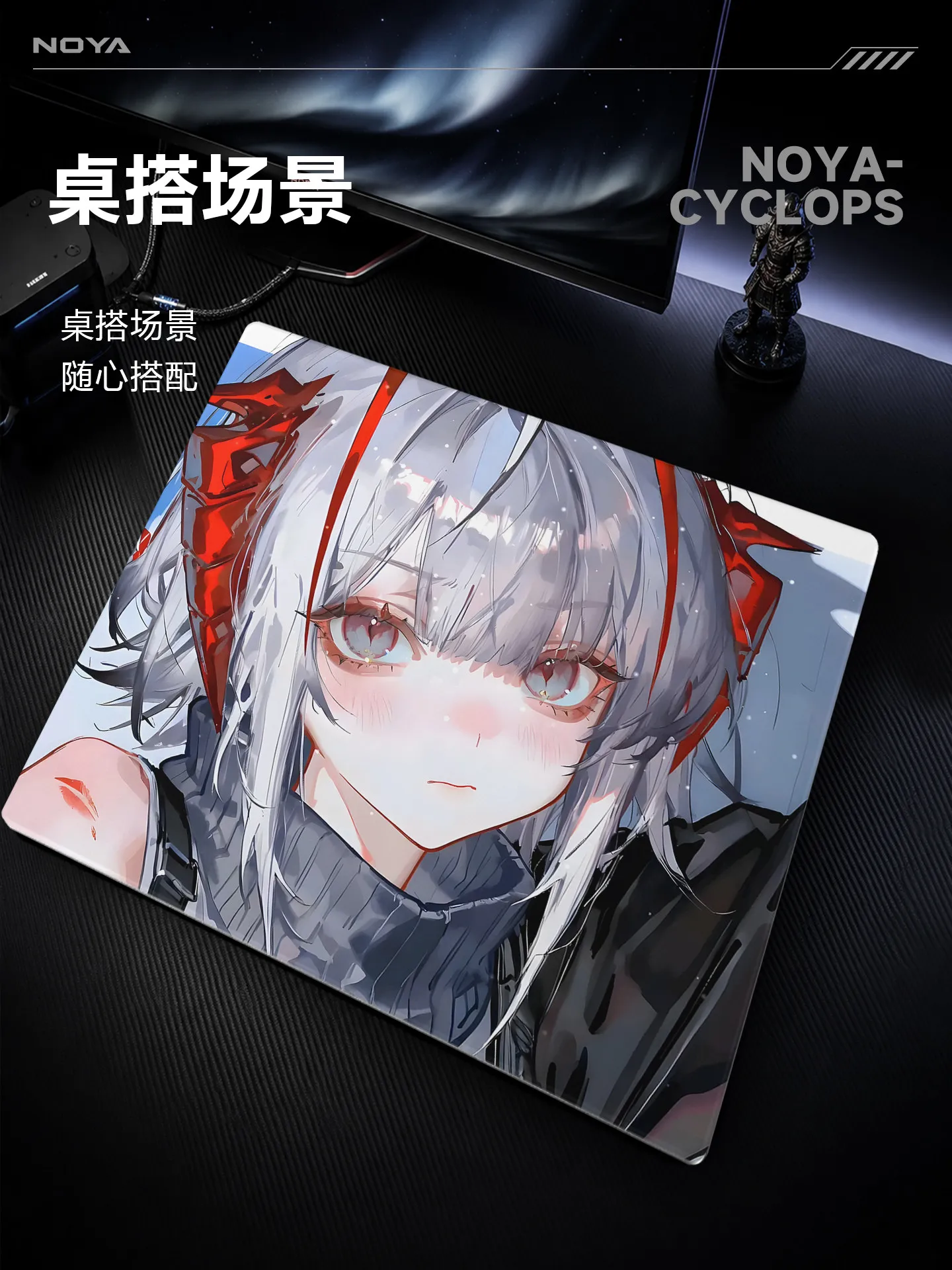 Professional FPS Cool Etching Tempered Glass Mouse Pad Gaming Waterproof Anti-fouling Desk Mat E-Sports PC Laptop Office Desktop