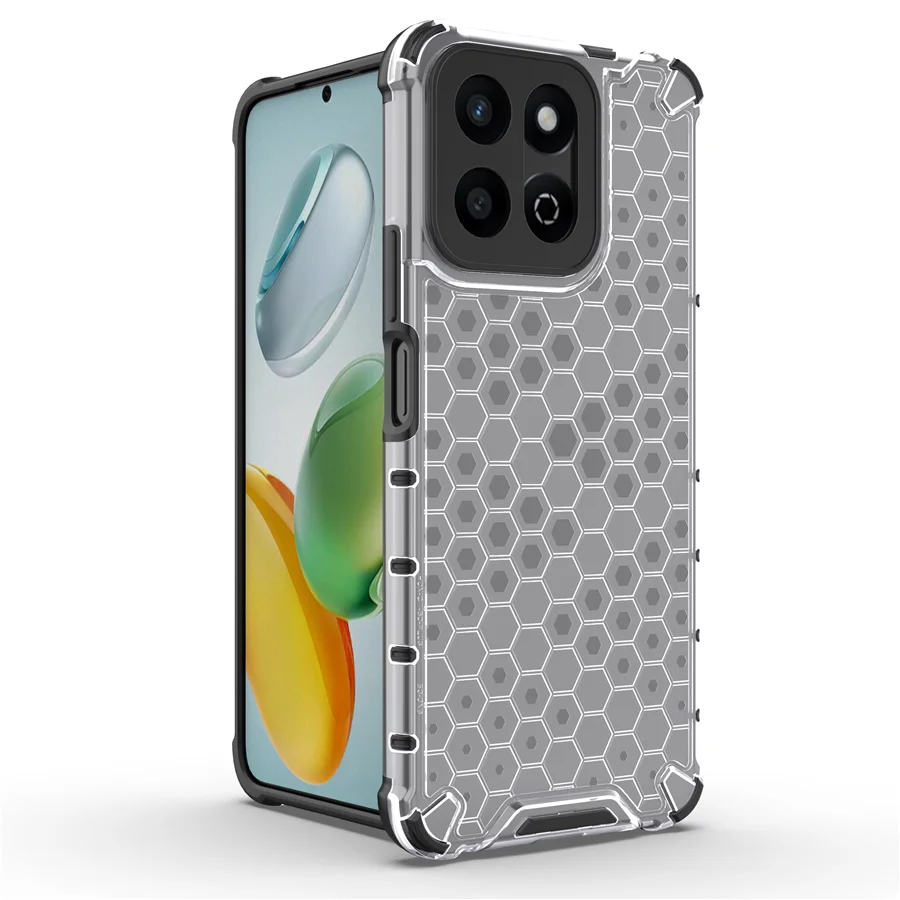 

For Honor 200 Smart 5G Case Honor 200 Smart Cover 6.8 inch Honeycomb Hard PC Shockproof Protection Bumper For Honor 200 Smart