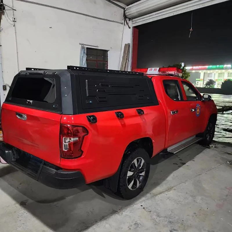 

Waterproof Aluminum Alloy Foldable Tonneau Cover Off-Road Pickup Truck Hardtop