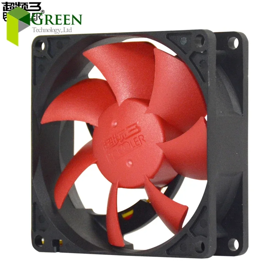 

pa MINI DC12V Бесшумный 80 мм 8025 80*80*25 мм 8*8*2,5 см вентилятор корпуса гидравлический подшипник вентилятор корпуса компьютера 3pin