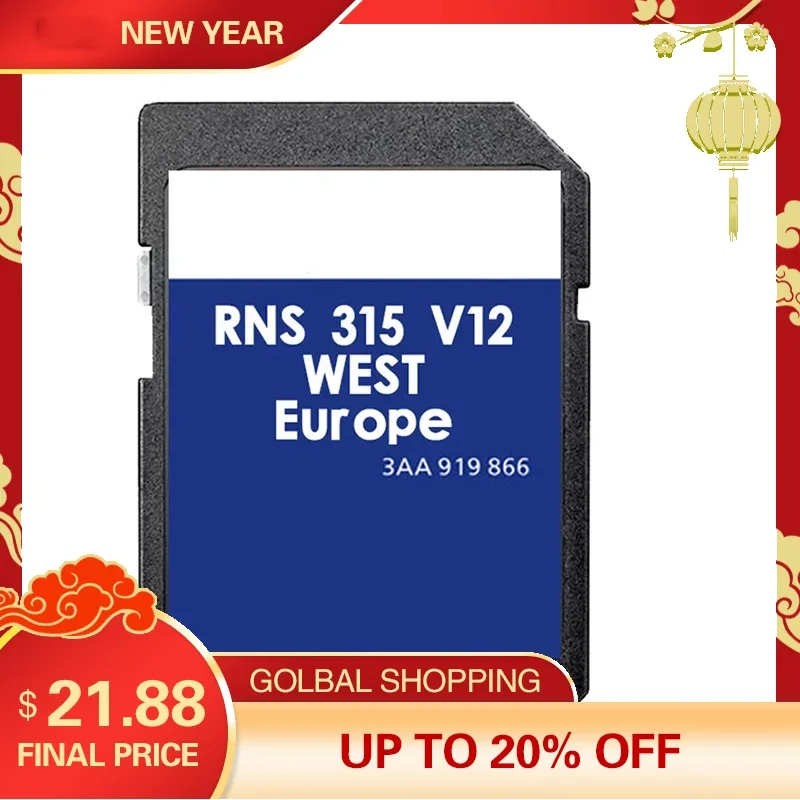 

Free Shiping Delivery RNS 315 Unit AZ Sat Nav V12 West Map Navigation Update 2020 2021