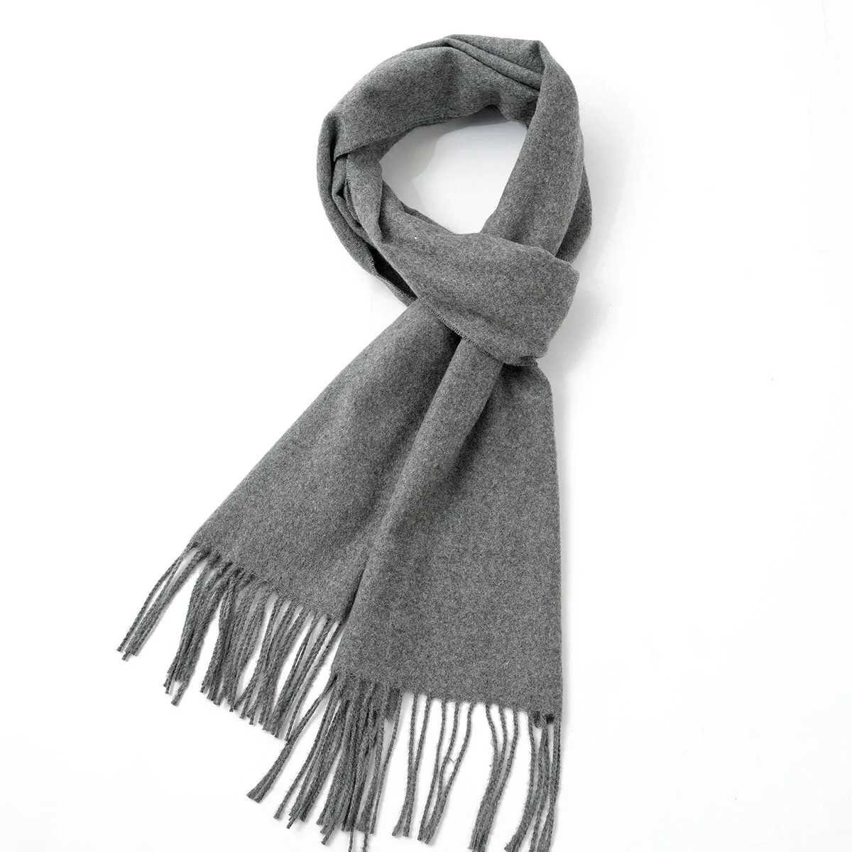 Cashmere solid color scarf for men