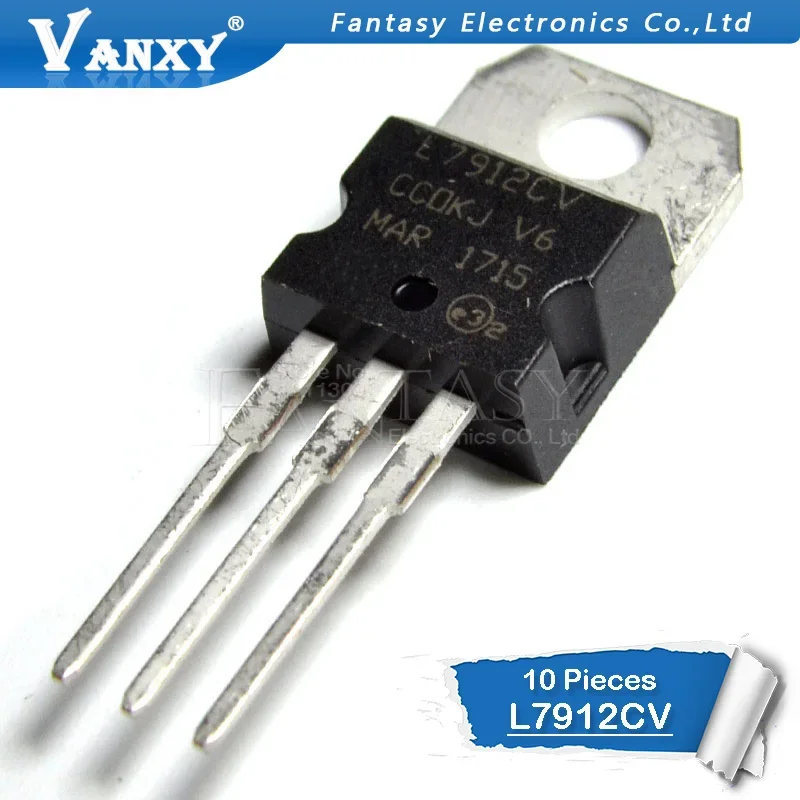 10 PCS L7912CV TO220 L7912 ĐỂ-220 7912 LM7912 MC7912 IC mới và độc đáo