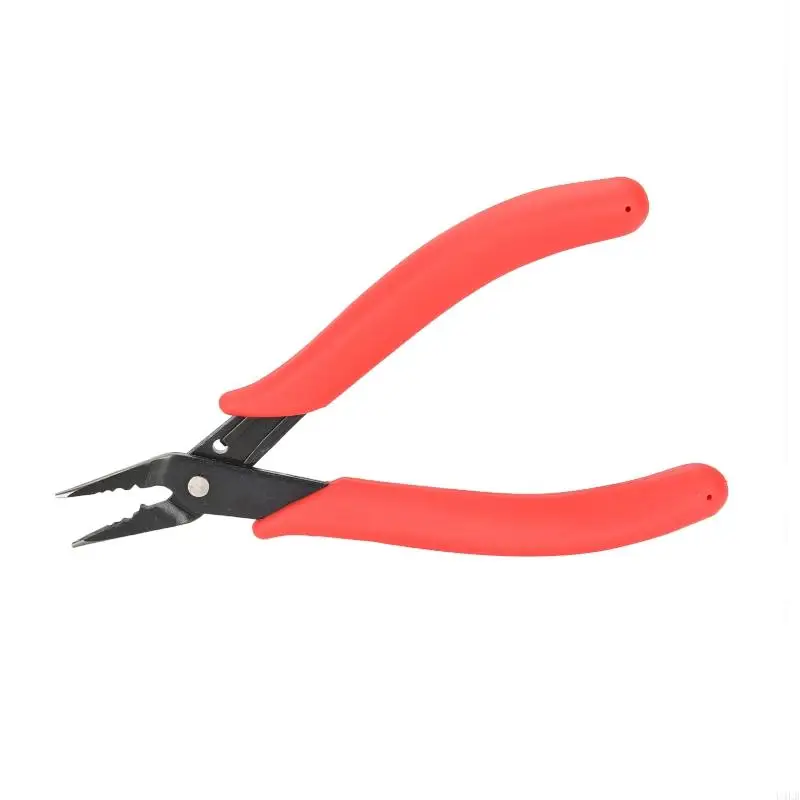 

Red Carbon Steel Nose Pliers For Jump Rings & Split Rings Double Rings DIY U4LB