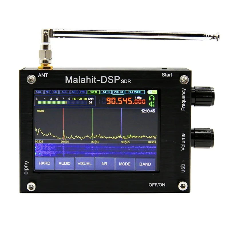 Penerima Radio Malachite DSP SDR Radio Malachite 50 Khz-2.0Ghz 3.7V 3800Ma AM FM SSB NFM WFM