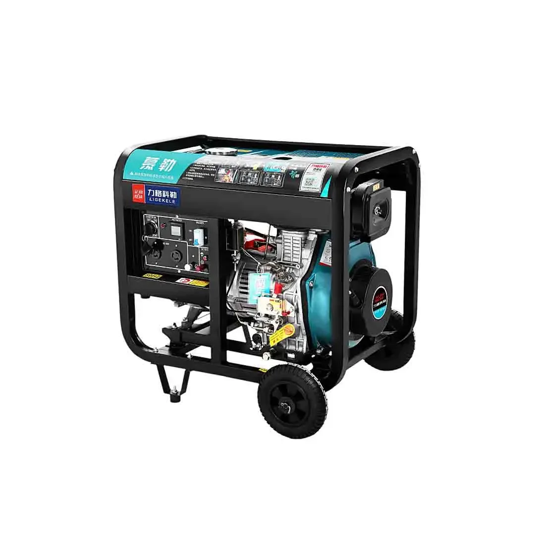 Diesel generator 220v single-phase 3/5/6/8/10KW three-phase 380 household small mute