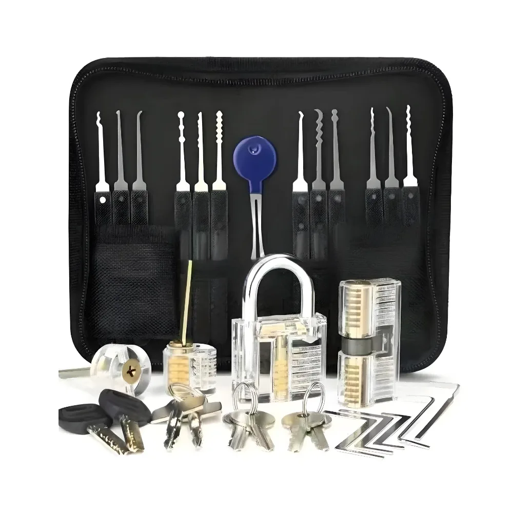 家庭、車、オフィスの盗難防止キー用のオールインワンのコンパクトなキー ソリューションのセット、ロック解除ツールのロック解除 シンプルなロックのロック解除