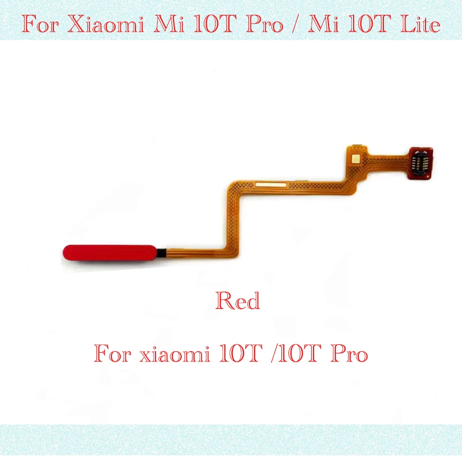 Tested NEW For Xiaomi Mi 10T Pro / Mi 10T Lite FingerPrint Sensor Scanner Key Flex Cable Power Button Touch ID