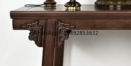 

ZZ Gold Sandalwood Console Altar a Long Narrow Table Table Household Minimalist Worship Table