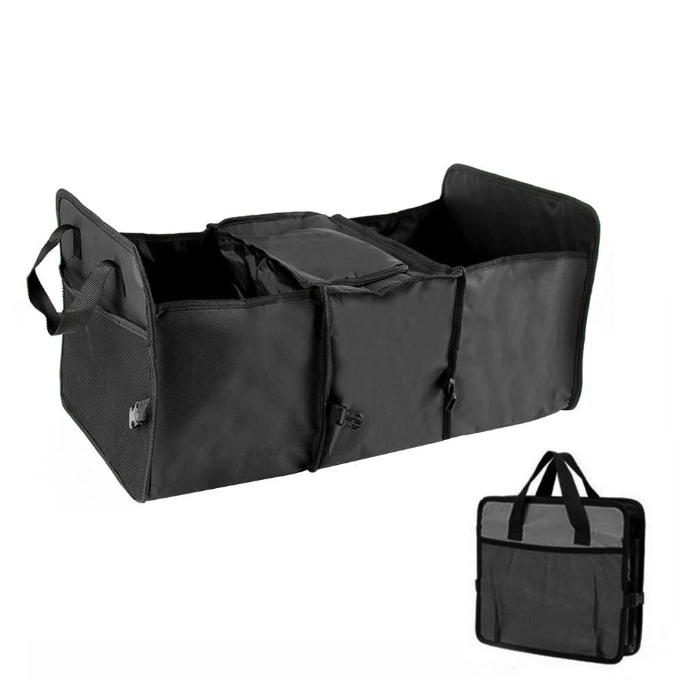 

Insulated Storage Box Large Capacity Trunk Organizer Bag Grocery Case Auto Accessories Storage Solution Car Interior