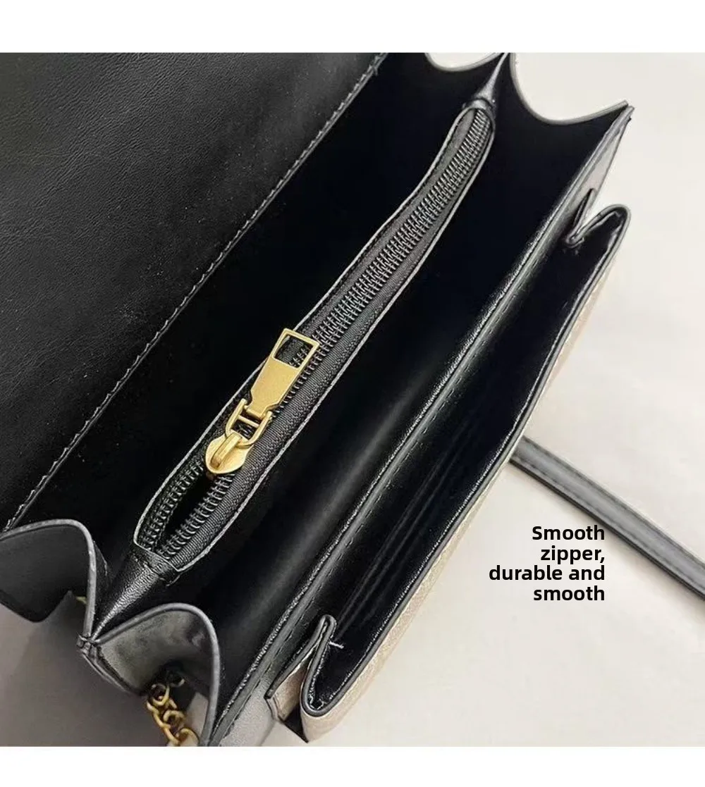 2026 Neue Trendige Mode-Kettentasche Vielseitige Umhängetasche Kleine Quadratische Tasche – Detail 6