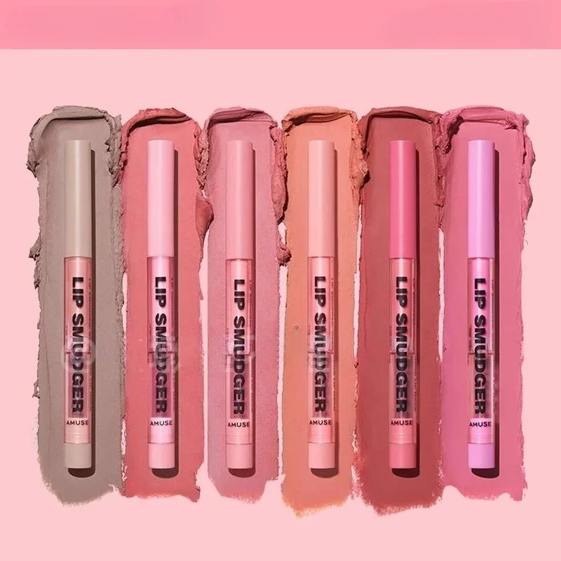 เกาหลี Multi-Purpose Lip Liner Silky Lip Smudrer ยาวนานลิปสติกกันน้ํา NATURAL SHADOW สีแต่งหน้าเครื่องสําอาง