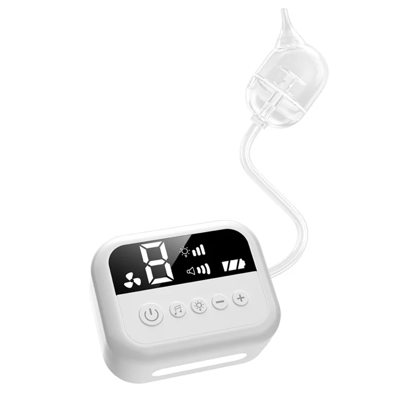 Electric Baby Vacuum Soft Nose Cleaner with Music Light 65Kpa Suction and 2500 mAh Battery for Nose Cleaning