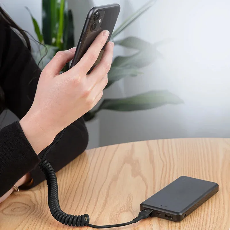 PD 66 واط نوع C إلى نوع C كابل شحن سريع لهواوي الشرف Xiaomi Redmi POCO سامسونج الهاتف الربيع سيارة 5A شاحن USB C كابلات