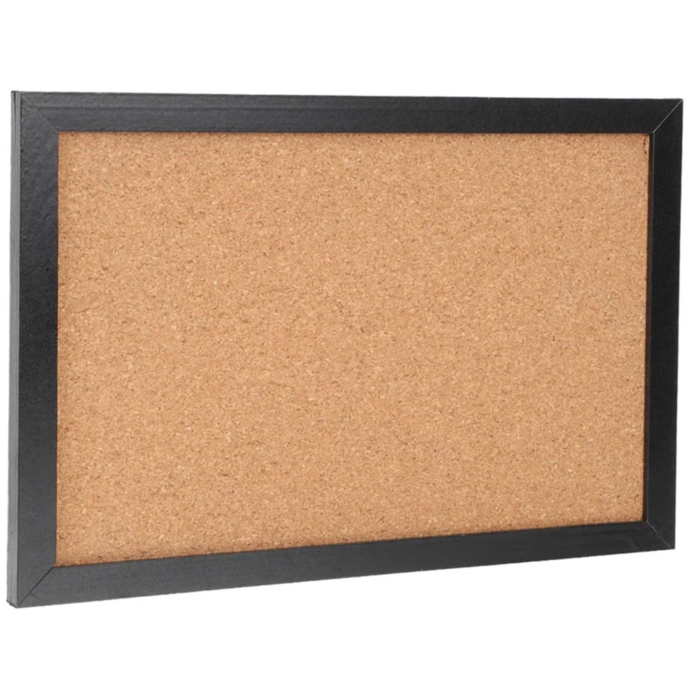 Office Decor Cork Board Bulletin Decorations Picture for Photos Wall-mounted Black