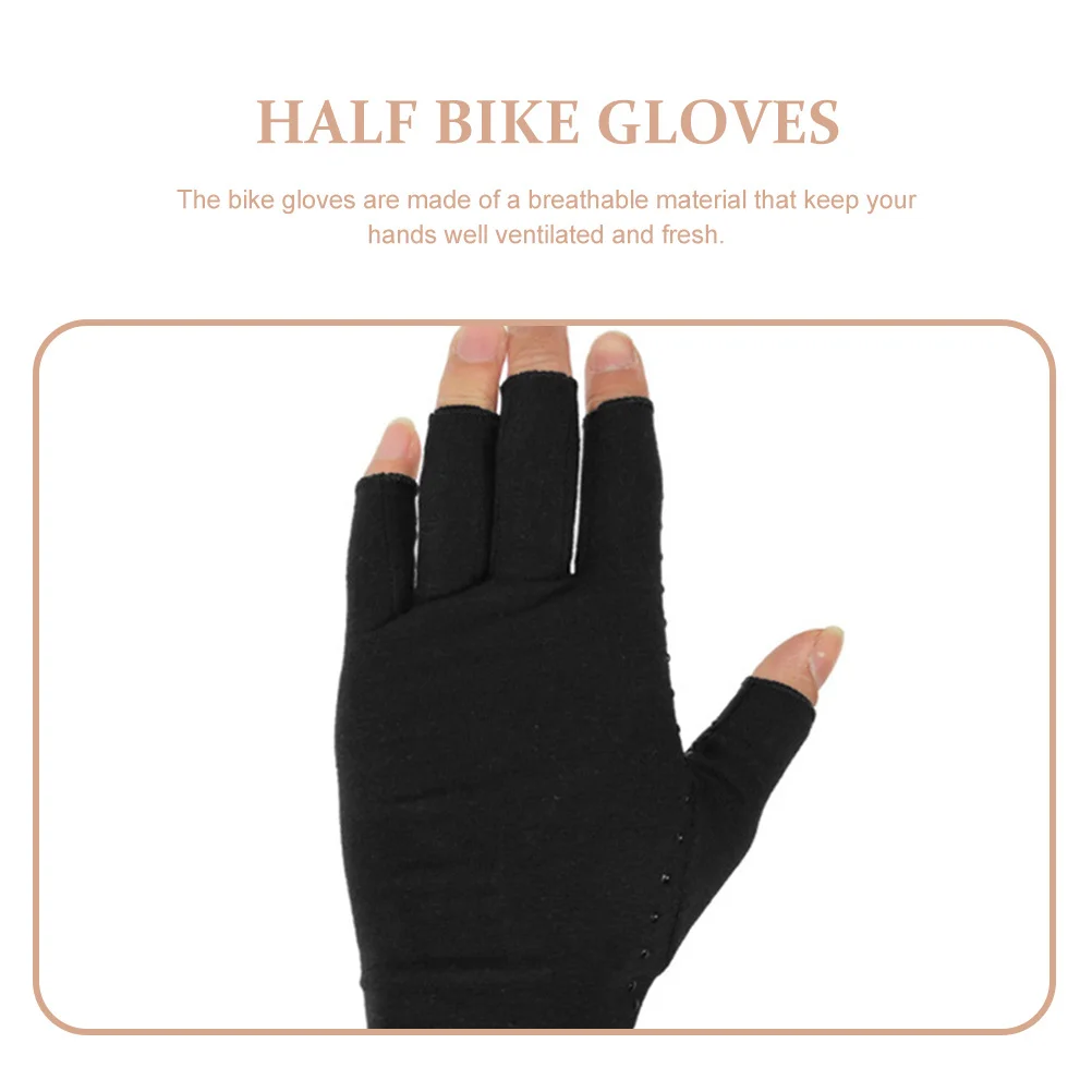 

2pcs 1 Pair Cycling Gloves Half Finger Breathable Non-Slip Shock Absorption For Bike Riding Outdoor Sports Unisex Riding Gloves