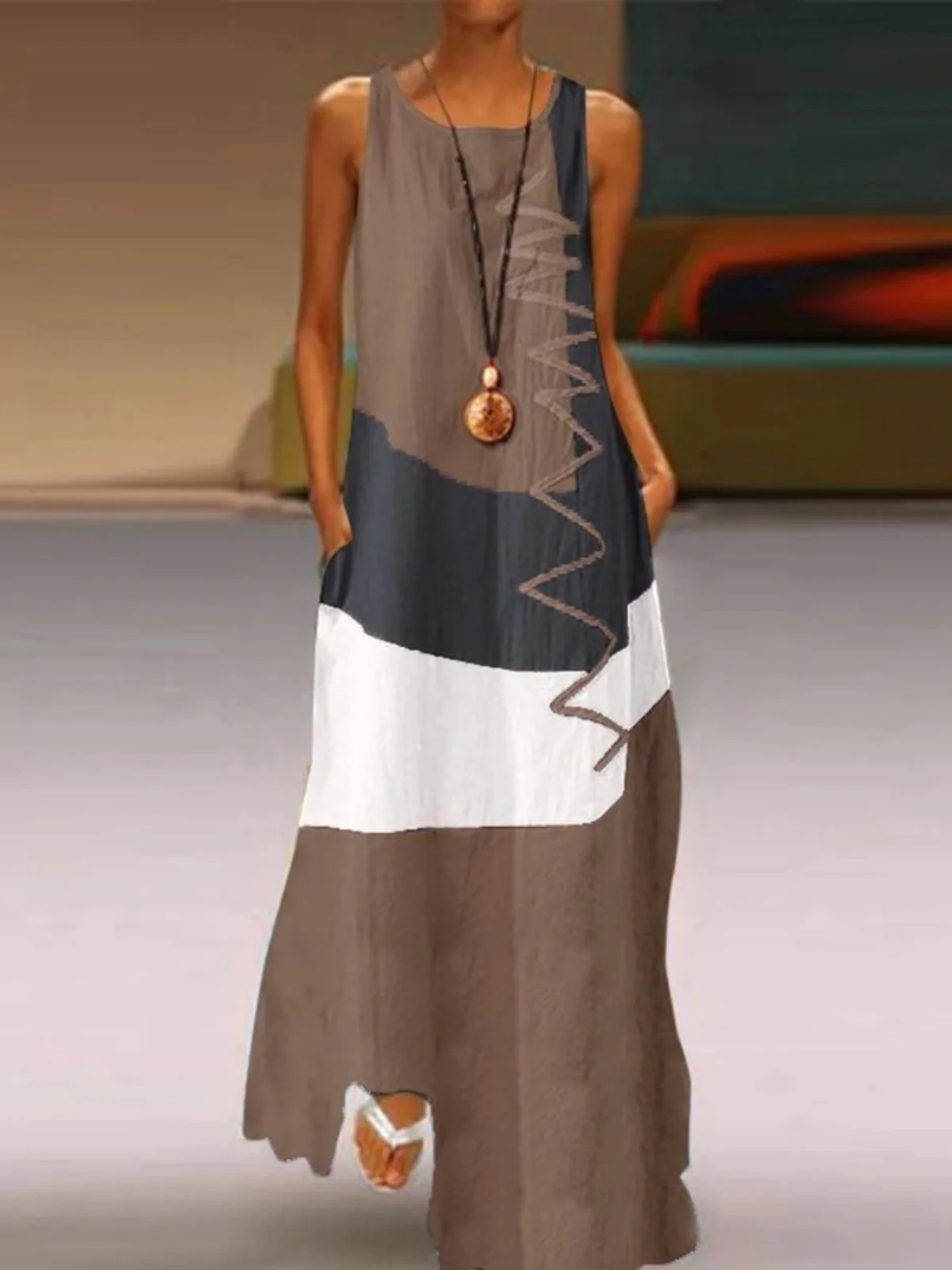 Printed V-Ne Svel D… - image