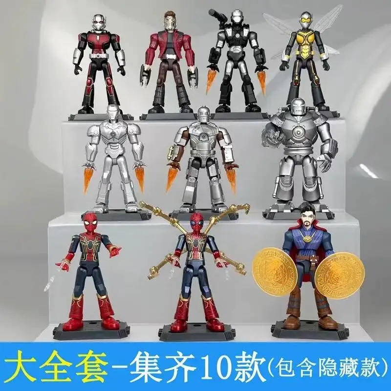 BLOKEES – blocs de construction originaux les Avengers, jouets, figurine d'action Iron Man Captain America Thanos, modèle d'assemblage, jouets cadeaux pour enfants