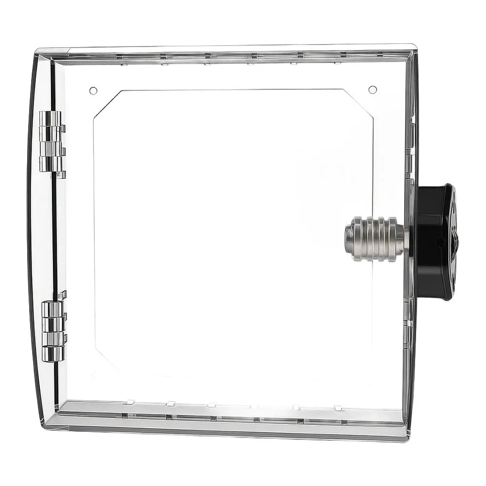 1 Piece Transparent Thermostat Lock Box With 3 Digit Combination Password Dust Cover For Home School Office Protection