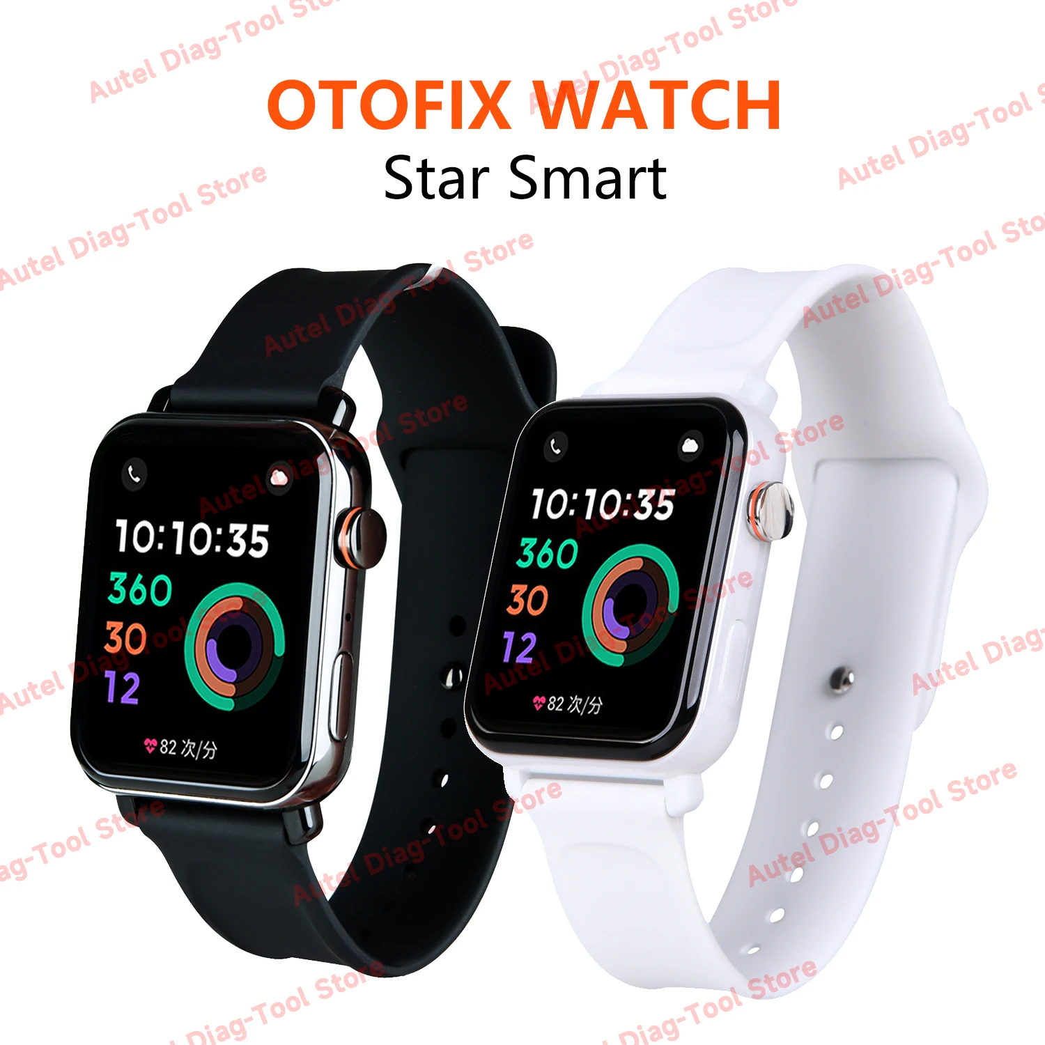 OTOFIX Smart Key Watch Without VCI 3-in-1 Smart Key, Exercise Manager SpO2 Detection Heart Rate Monitoring Alarm Phone Function