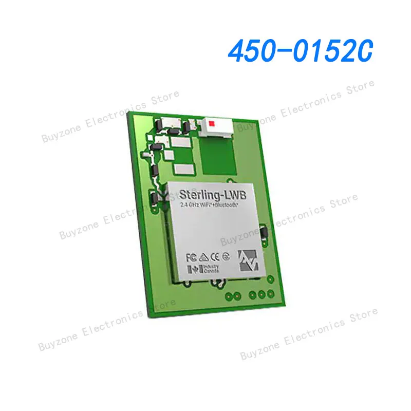 

450-0152C Bluetooth v4.0 Dual Mode Transceiver Module 2.4GHz Integrated, Chip Surface Mount